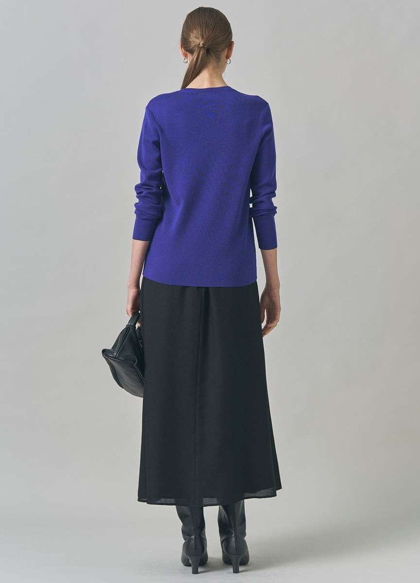 拚紗抽褶飄逸長裙